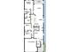 Detailed floor plan showcasing the layout of the home's bedrooms, bathrooms, and living spaces at 31172 Pendleton Landing Cir, Wesley Chapel, FL 33545