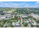 Aerial view showcasing the property's location and proximity to the city skyline at 3807 W Cleveland St, Tampa, FL 33609