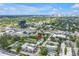 This aerial view shows the property's prime location in a lively neighborhood close to downtown at 3807 W Cleveland St, Tampa, FL 33609