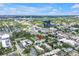 The aerial view highlights the property's desirable location near key urban amenities and green spaces at 3807 W Cleveland St, Tampa, FL 33609