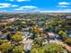 Aerial view of a suburban neighborhood with tree-lined streets and charming single-Gathering homes at 403 E North St, Tampa, FL 33604