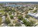 An aerial view shows the property's proximity to businesses, waterways and downtown at 4101 Shore Acres Ne Blvd, St Petersburg, FL 33703