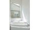 Close up on bright bathtub next to the corner window at 4167 Seton Cir, Palm Harbor, FL 34683