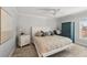 Bright bedroom with a ceiling fan, artwork, and lots of light at 4615 Shark Dr, Bradenton, FL 34208