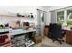 Bright office space with abundant storage, functional layout, and views of the backyard at 4917 99Th N St, St Petersburg, FL 33708