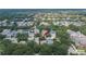 Aerial view showing the home surrounded by lush trees in a well-planned neighborhood at 5918 Beaconpark St, Lithia, FL 33547