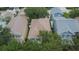 Aerial view of a home with a brown roof in a well-maintained neighborhood at 5918 Beaconpark St, Lithia, FL 33547