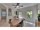 Office space featuring large windows offering bright light and neutral colors at 5918 Beaconpark St, Lithia, FL 33547