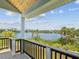 Enjoy the serene lake views from this charming balcony at 6707 Wander Ln, New Port Richey, FL 34654