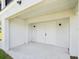 Spacious garage entrance with double doors at 6715 Wander Ln, New Port Richey, FL 34654