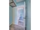 Small bathroom with grab bar near a modern toilet at 739 Chesapeake Dr, Tarpon Springs, FL 34689