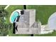 Aerial view of home with a pool, showcasing its layout and outdoor space at 800 Embassy Rd, Largo, FL 33771