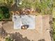 Overhead view of a well-maintained residential roof with varying textures and a visible chimney at 8268 Garrison St, Spring Hill, FL 34606