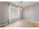 Dining room with chandelier at 13830 Trull Way, Hudson, FL 34669