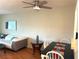 Inviting living room featuring a comfortable sofa, stylish decor, and a cozy atmosphere at 1605 Mission Hills Blvd # D5, Clearwater, FL 33759