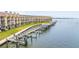 Wonderful waterfront community with docks, lush landscaping, and multi-story buildings for luxury living at 163 Brent Cir, Oldsmar, FL 34677