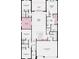Detailed floor plan showcasing the layout of the home, including the great room and primary suite at 1633 Trailhead Ln, Zephyrhills, FL 33541