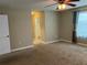 Large bedroom with closet, natural light, and ceiling fan at 20101 Oakflower Ave, Tampa, FL 33647