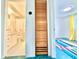 Hallway view leading to bathroom and bedroom, showing closet space and interior design at 2707 56Th S St, Gulfport, FL 33707