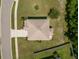 Birds eye view of a single Gathering house with a large yard at 3115 Gina Ct, Holiday, FL 34691