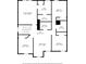 A detailed second floor plan showcasing the layout of bedrooms, bathrooms, laundry, and Gathering room at 3115 Gina Ct, Holiday, FL 34691