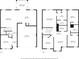 The first and second floor plan showing all rooms at 3115 Gina Ct, Holiday, FL 34691