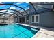 Private backyard pool with screened-in lanai and spa offers a relaxing oasis for entertaining at 3241 Evening Breeze Loop, Wesley Chapel, FL 33544