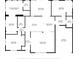 Home floor plan layout at 3260 Gulfview Dr, Hernando Beach, FL 34607