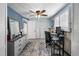 Office with computer desk with natural light and closet space at 3260 Gulfview Dr, Hernando Beach, FL 34607