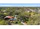 A picturesque aerial view showcasing the property's lush surroundings and neighborhood at 4722 W Laurel Rd, Tampa, FL 33629