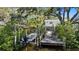 This property offers a private boat dock and easy access to the water at 4722 W Laurel Rd, Tampa, FL 33629