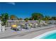 Relaxing pool deck with lounge chairs at 5730 Imperial Ky, Tampa, FL 33615