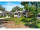 Charming single-story home with a blue front door, white siding, and a well-kept lawn at 716 35Th W St, Bradenton, FL 34205