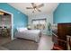 Cozy bedroom with a view through a window and dining room in the background at 10764 70Th Ave # 4305, Seminole, FL 33772