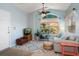 Comfortable living room with a TV, ceiling fan and natural light at 10764 70Th Ave # 4305, Seminole, FL 33772