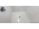 Bright bathroom shower with white subway tile and simple shower head at 11634 Woodleaf Dr, Bradenton, FL 34211