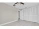 This is a nice bedroom with large closets and a ceiling fan at 14060 102Nd Ave, Largo, FL 33774
