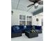 Covered patio featuring comfortable seating and stylish decor at 15101 Bald Eagle St, Tampa, FL 33625