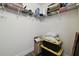 This closet features wire shelving and ample space for storage solutions, keeping items organized and easily accessible at 17880 Althea Blue Pl, Lutz, FL 33558