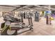 Well-equipped gym featuring elliptical machines, weights, and various fitness equipment for a complete workout experience at 201 Bedford St # 79, Sun City Center, FL 33573