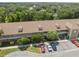 Aerial view of the condominium complex, showing manicured landscaping and parking at 2192 Swedish Dr # 26, Clearwater, FL 33763