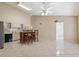Bright eat-in kitchen with stainless steel appliances and central island at 2192 Swedish Dr # 26, Clearwater, FL 33763