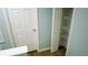 Hallway with storage and closet space at 25435 Bruford Blvd, Land O Lakes, FL 34639