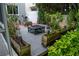 A wooden deck with planter boxes, and a fire pit for easy entertaining at 25435 Bruford Blvd, Land O Lakes, FL 34639