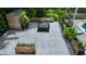 Wooden deck with outdoor kitchen, wooden planters, and wooden storage bin at 25435 Bruford Blvd, Land O Lakes, FL 34639