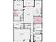 Detailed floor plan showcasing the layout of the home, including bedrooms, bathrooms, and living spaces at 35154 Emberview Dr, Zephyrhills, FL 33541