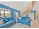 Bright living room with high ceilings, comfortable seating, and natural light at 3602 Pine Knot Dr # 0, Valrico, FL 33596