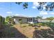Fenced backyard with mature trees and landscaping at 3901 17Th N Ave, St Petersburg, FL 33713