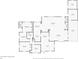 Detailed floor plan showing layout of rooms and spaces in the property at 4111 W Granada St, Tampa, FL 33629