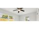 Bedroom with ceiling fan, natural lighting and great view from windows at 4434 Perch St, Tampa, FL 33617